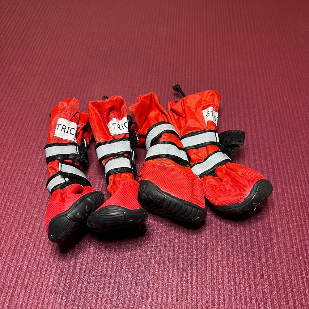 Payanwin Water Resistant Dog Boots Warm Lining Dog Shoes (4Pcs) (XS)